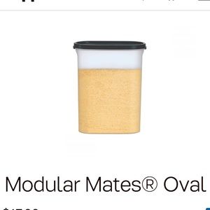 Tupperware MM OVAL BLACK LID